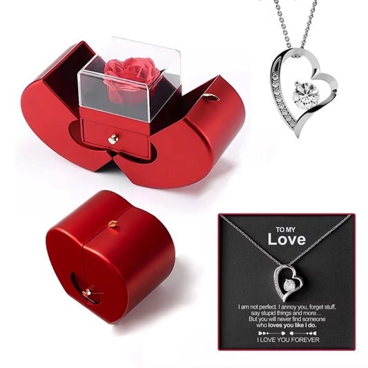 Eternal Rose Apple Jewelry Box –  "The best gift ever"